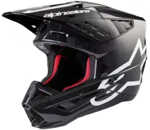 Motokrosová helma 2025 Alpinestars SM5 Corp black/grey glossy helmet