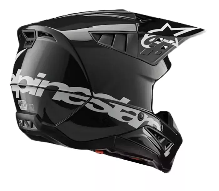 Motokrosová helma 2025 Alpinestars SM5 Corp black/grey glossy helmet