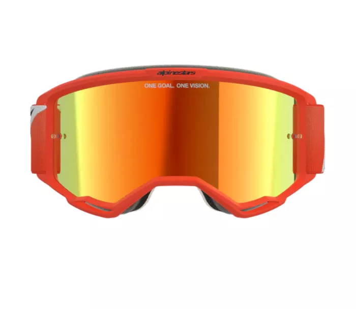 Motokrosové brýle 2025 Alpinestars Vision 5 Corp orange/mirror red