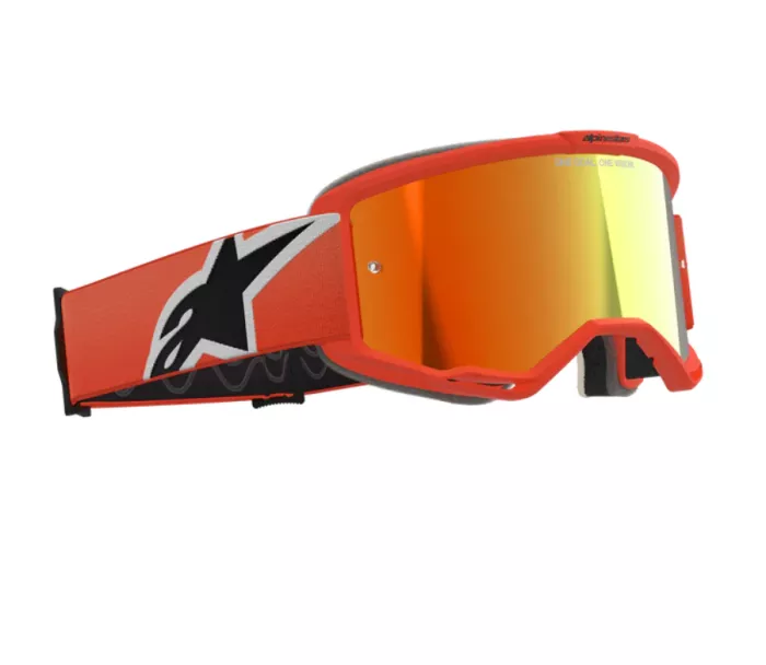 Motokrosové brýle 2025 Alpinestars Vision 5 Corp orange/mirror red