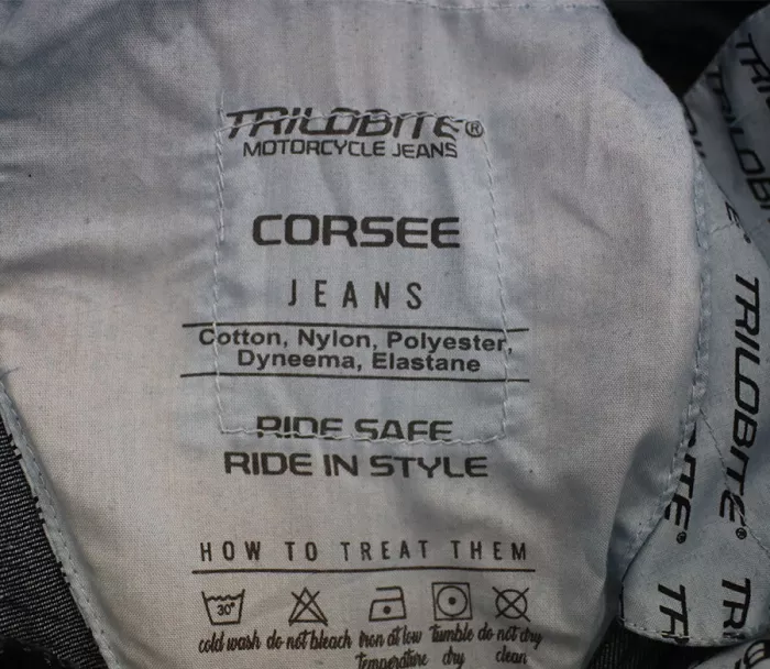 Džíny na moto Trilobite Corsee men dark blue