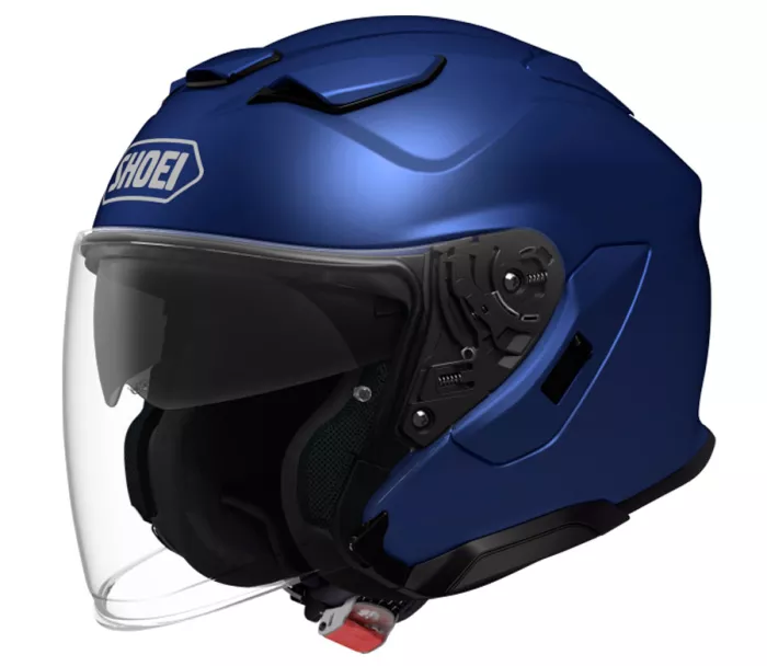 Otevřená helma Shoei J-CRUISE3 Matt Blue Metallic