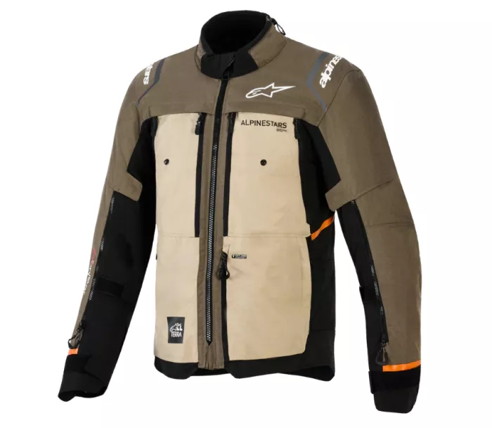Bunda na moto Alpinestars Cusco drystar walnut/aluminium/black