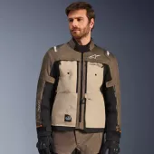 Bunda na moto Alpinestars Cusco drystar walnut/aluminium/black