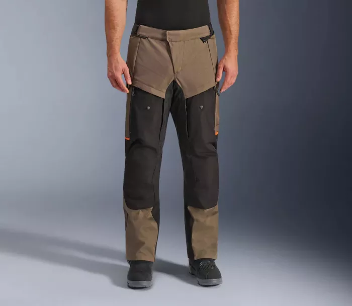 Kalhoty na moto Alpinestars Cusco Drystar walnut/black