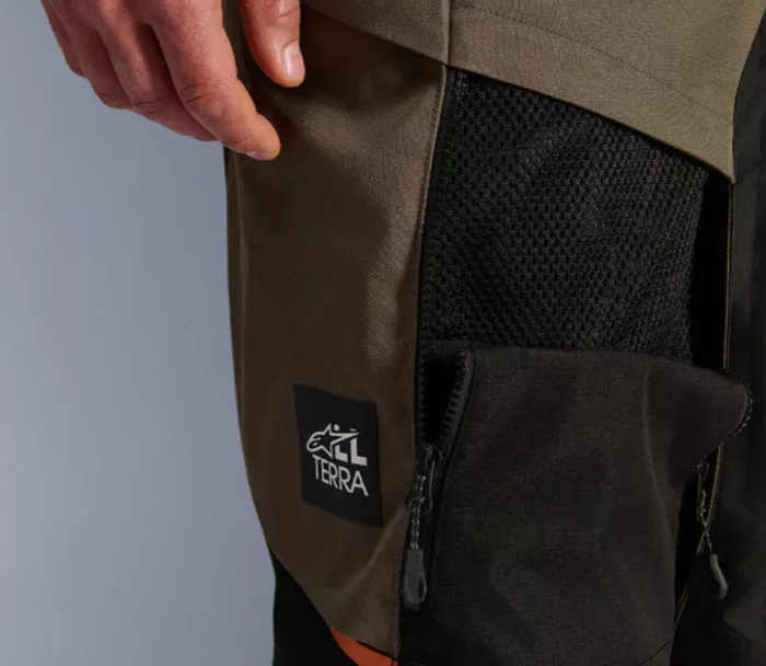 Kalhoty na moto Alpinestars Cusco Drystar walnut/black