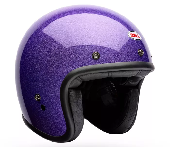 Otevřená helma Bell Custom 500 Flake Ece Purple