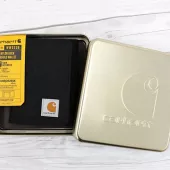 Peněženka CARHARTT NYLON DUCK TRIFOLD BLACK