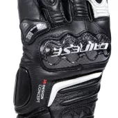 Dámské rukavice Dainese CARBON 4 LONG LADY LEATHER GLOVES BLACK/BLACK/WHITE
