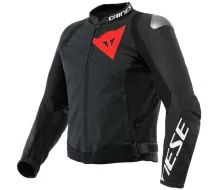 Bunda na moto Dainese SPORTIVA LEATHER JACKET BLACK-MATT