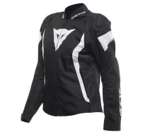 Dámská bunda na moto Dainese AVRO 5 TEX BLACK/WHITE
