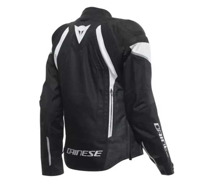 Dámská bunda na moto Dainese AVRO 5 TEX BLACK/WHITE