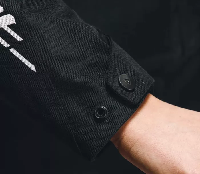 Dámská bunda na moto Dainese AVRO 5 TEX BLACK/WHITE