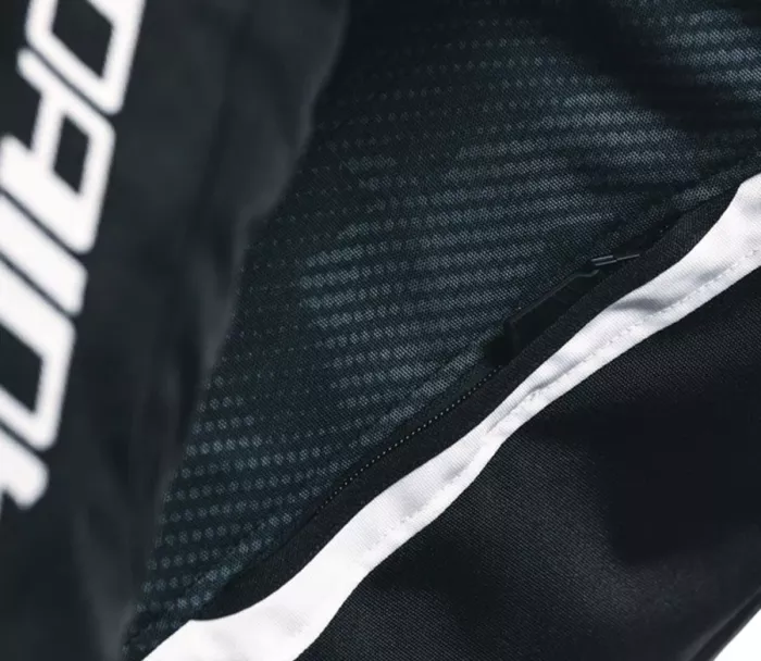 Dámská bunda na moto Dainese AVRO 5 TEX BLACK/WHITE