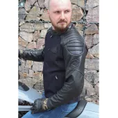 Pánská bunda Nazran Dalope black/blue denim