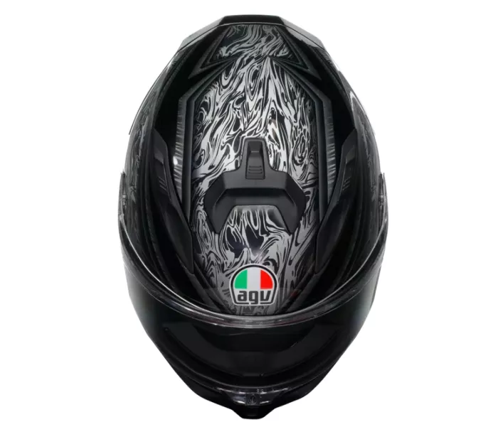 Integrální helma AGV K7 E2206 DAMASCUS BLACK/SILVER