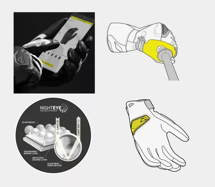 Dámské rukavice Macna Daunta RTX black