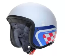 Otevřená helma Caberg Freeride X Daytona matt white/light blue/red