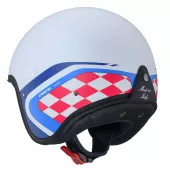 Otevřená helma Caberg Freeride X Daytona matt white/light blue/red