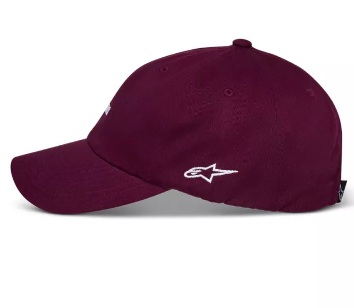 Kšiltovka 2025 Alpinestars Deduce Strapback "dad" burgundy