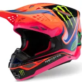 Motokrosová helma 2026 Alpinestars Supertech M10 Deegan orange/purple/pink glossy