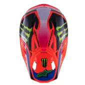 Motokrosová helma 2026 Alpinestars Supertech M10 Deegan orange/purple/pink glossy