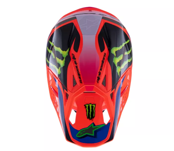 Motokrosová helma 2026 Alpinestars Supertech M10 Deegan orange/purple/pink glossy