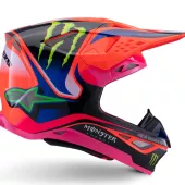 Motokrosová helma 2026 Alpinestars Supertech M10 Deegan orange/purple/pink glossy