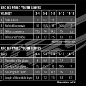 Dětské MX rukavice XRC MX Pablo Youth gloves fluo/grey