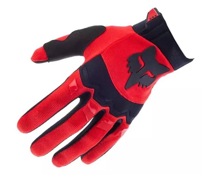 Rukavice na motokros Fox Dirtpaw Glove Fluorescent Red