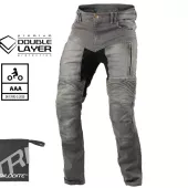 Pánské kalhoty Trilobite Parado doublelayer AAA slim fit light grey level 2 (Prodloužené)