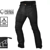 Pánské džíny na moto Trilobite Parado doublelayer AAA regular fit black level 2