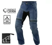 Pánské džíny na moto Trilobite Parado doublelayer AAA regular fit blue level 2