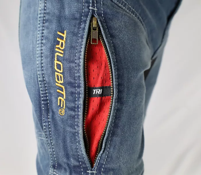 Pánské džíny Trilobite Parado doublelayer AAA slim fit men jeans blue level 2