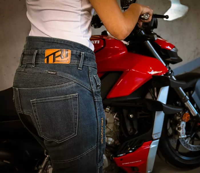 Dámské džíny Trilobite Parado doublelayer AAA slim fit ladies jeans blue level 2