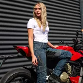 Dámské džíny Trilobite Parado doublelayer AAA slim fit ladies jeans blue level 2