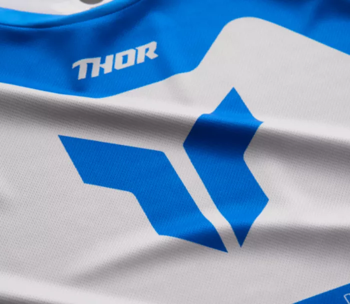 Motokrosový dres Thor Ridemode Menace blue