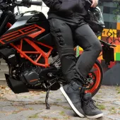 Kevlarové tepláky Trilobite Drible black