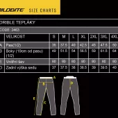 Kevlarové tepláky Trilobite Drible black