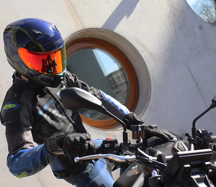 Integrální helma XRC DROD blue/black/fluo