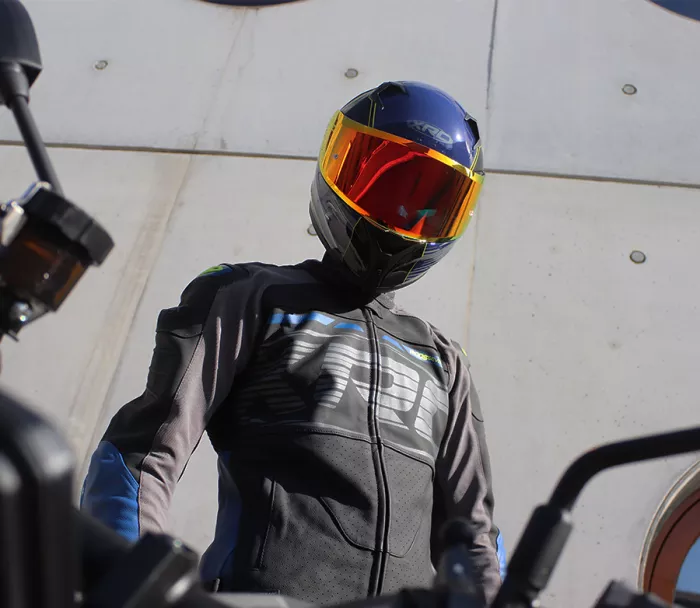 Integrální helma XRC DROD blue/black/fluo