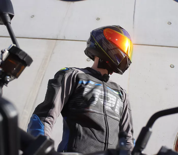 Integrální helma XRC DROD blue/black/fluo