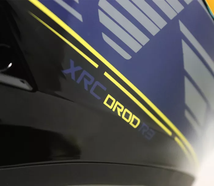 Integrální helma XRC DROD blue/black/fluo