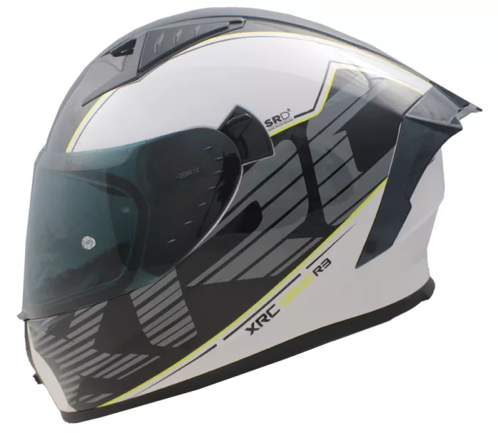 Integrální helma XRC DROD white/black/fluo