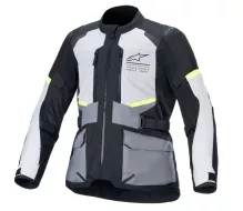 Pánská bunda na moto 2024 Alpinestars Andes Air Drystar ice grey/dark grey/black