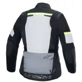 Pánská bunda na moto 2024 Alpinestars Andes Air Drystar ice grey/dark grey/black