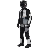 Pánská bunda na moto 2024 Alpinestars Andes Air Drystar ice grey/dark grey/black