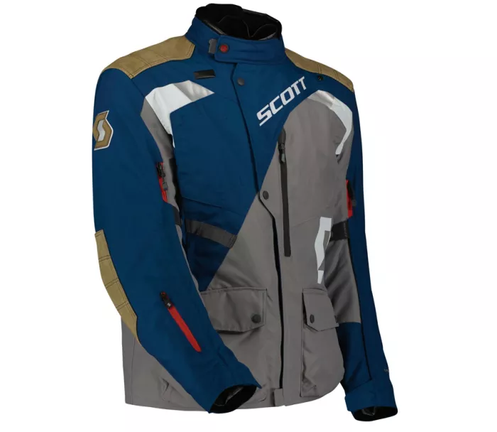 Cestovní bunda SCOTT Dualraid Dryo blue/titanium grey