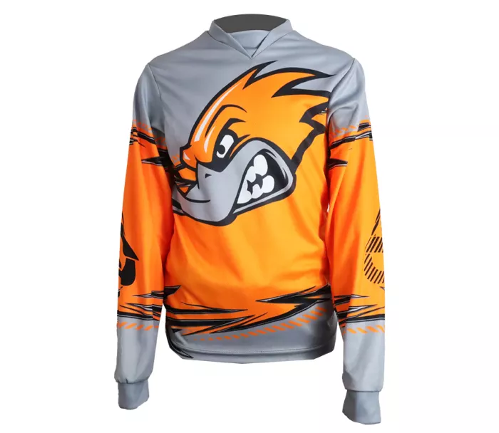 Dětský dres XRC MX Ducker orange/grey