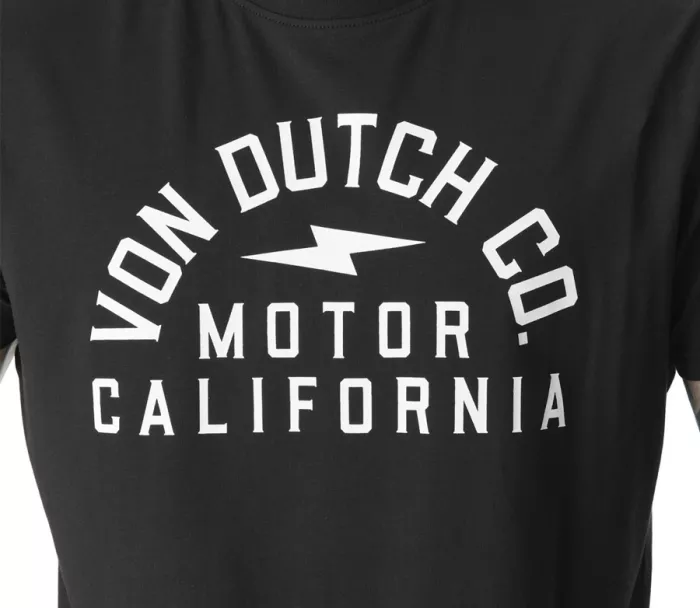 Pánské tričko Von Dutch logo black